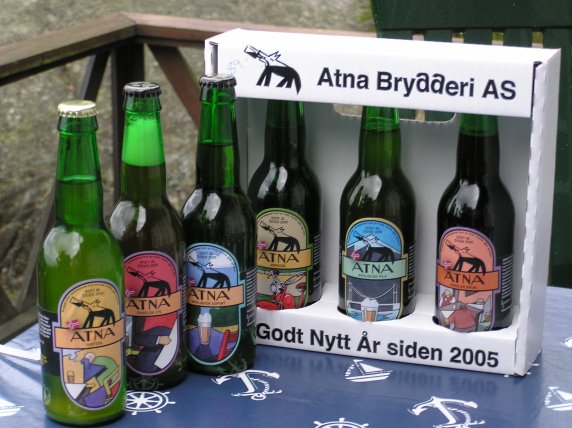 Seks ulike øl fra Atna Bryggeri