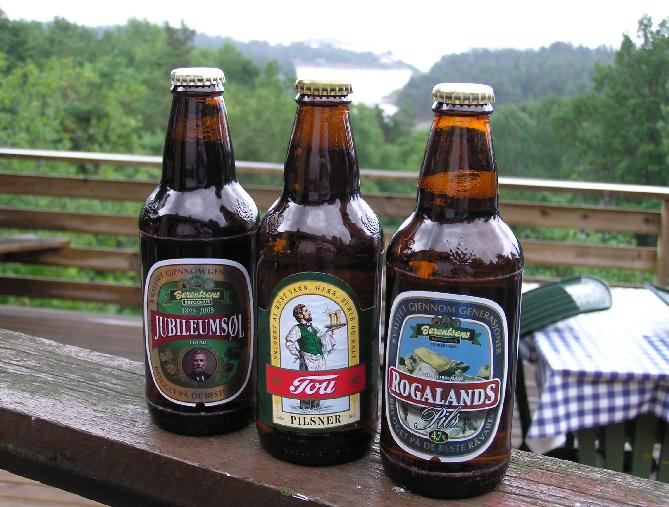 Tre øl fra Rogaland